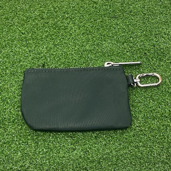 Lululemon Athletica Clipable Black Green Coin Pouch Wallet Bag - Picture 2 of 4